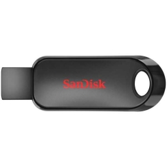 Sandisk 64GB USB 2.0 Cruzer Snap Juodas