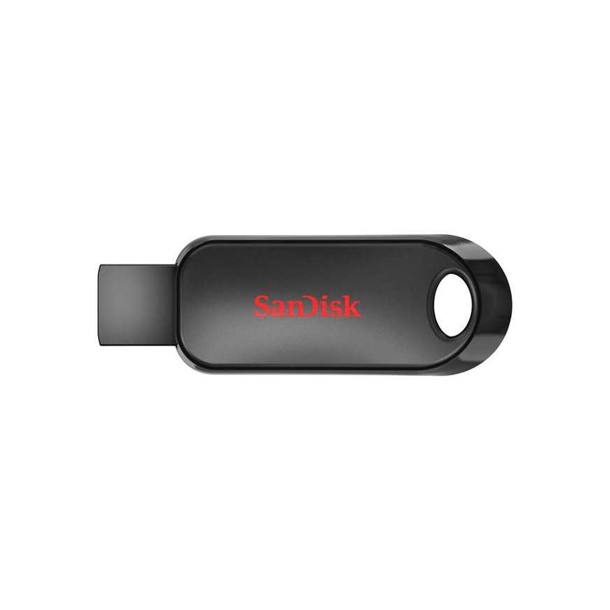 Sandisk 64GB USB 2.0 Cruzer Snap Juodas