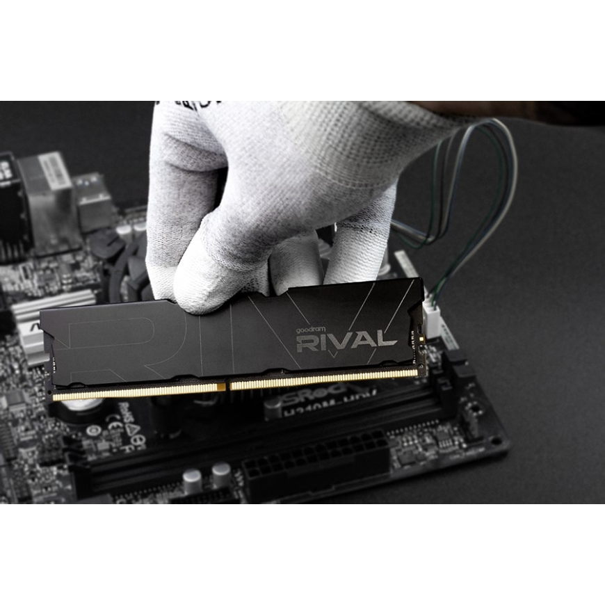 Goodram *DDR4 Rival Deep Black 16GB(1*16)/3600 CL18 atmiņas modulis 1 x 16 GB 3600 MT/s 288-pinu DIMM – 5