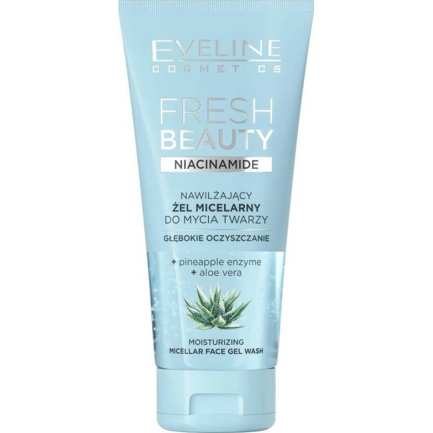 Eveline Cosmetics Drėkinamasis micelinis veido prausiklis Fresh Beauty su niacinamidu 150ml – 2