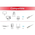 EQUIP Patchcord Cat6 SFTP PIMF HF 20 m Harmaa (605509) EQUIP Patchcord Cat6 SFTP PIMF HF 20 m Harmaa (605509)