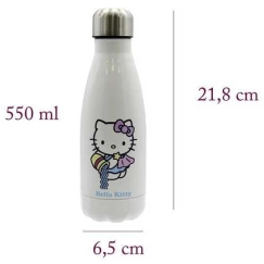 Cyp Brands "Hello Kitty" 550 мл бутылка из нержавеющей стали, белая