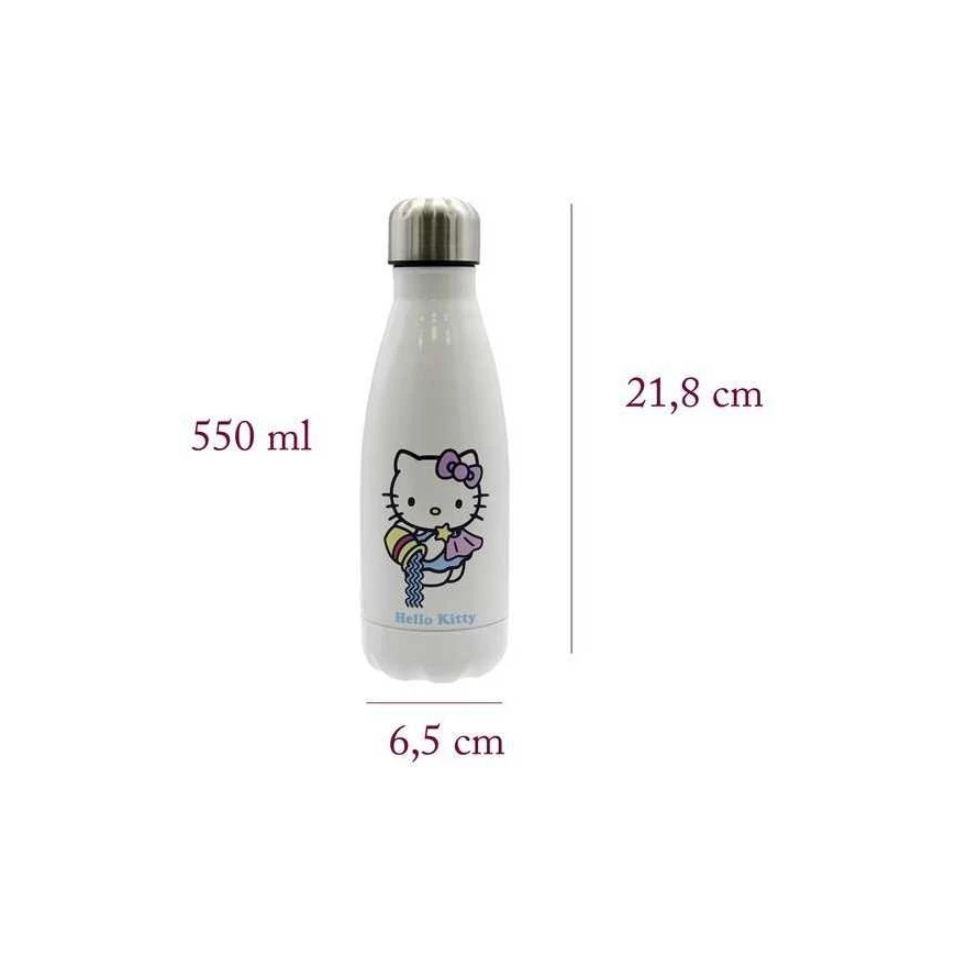 Cyp Brands "Hello Kitty" 550 ml nerūdijančio plieno gertuvė, balta