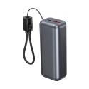Gembird PB10-PD20-LCD-02 Kompaktiškas greito įkrovimo power bank su LCD ekranu, 20W, 10000 mAh, kosminė pilka Gembird PB10-PD20-LCD-02 Kompaktiškas greito įkrovimo power bank su LCD ekranu, 20W, 10000 mAh, kosminė pilka