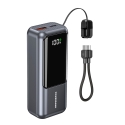 Gembird PB10-PD20-LCD-02 Компактный быстрозаряжаемый пауэрбанк с ЖК-дисплеем, 20W, 10000 мАч, космический серый Gembird PB10-PD20-LCD-02 Компактный быстрозаряжаемый пауэрбанк с ЖК-дисплеем, 20W, 10000 мАч, космический серый