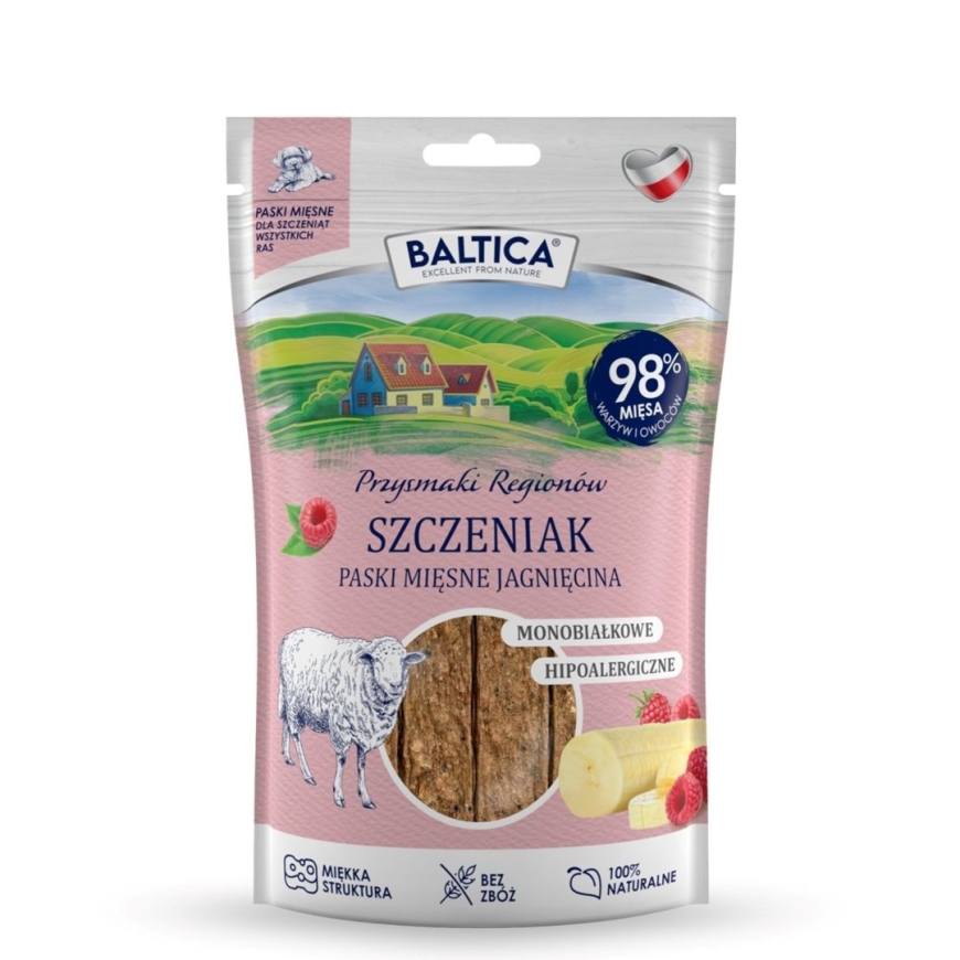 BALTICA Regioonide Maiused Kutsika Mono Liha Ribad Lambaliha – koeramaitseaines – 90 g