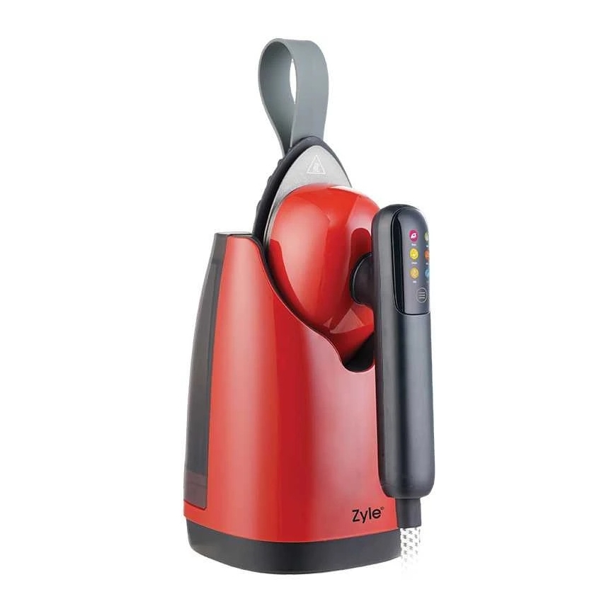 Garų lygintuvas Zyle Garment Steamer plus Iron 2 in 1, ZY904GSR, raudonas