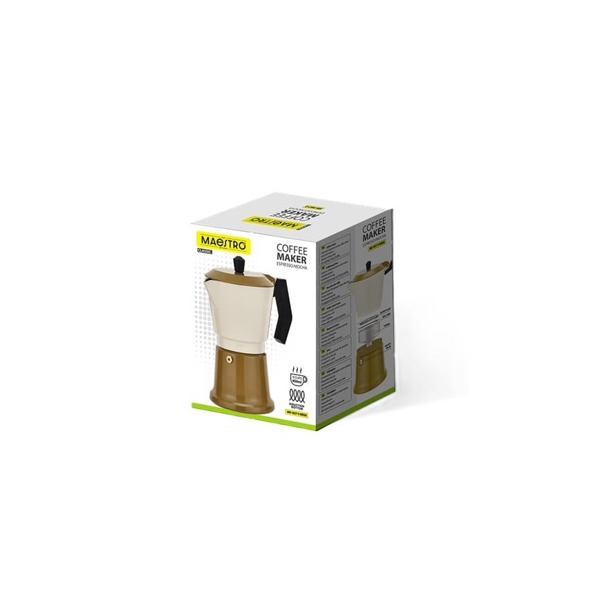 Aliuminis moka puodelis MR-1657-9-BEIGE MAESTRO – 3