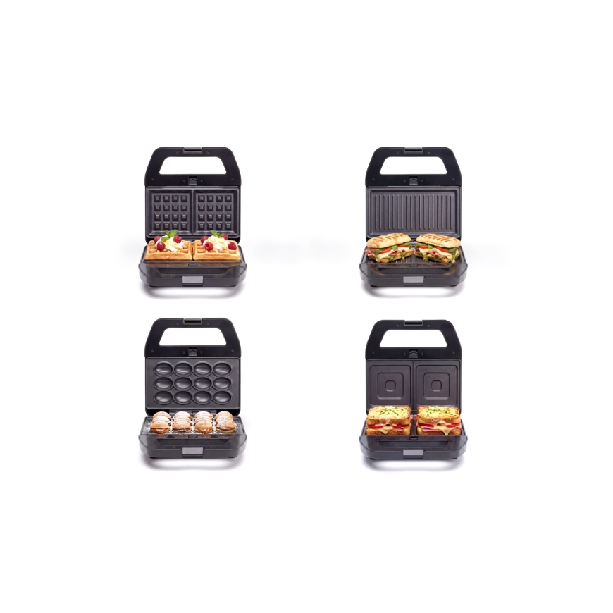 4 ühes MELTO võileibade valmistaja / võileivad, küpsised, pähklid, vahvlid, grill / – 5