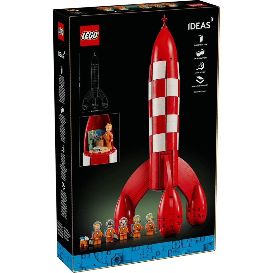 LEGO IDEAS 21367 Tintin Kuu Raket – 2