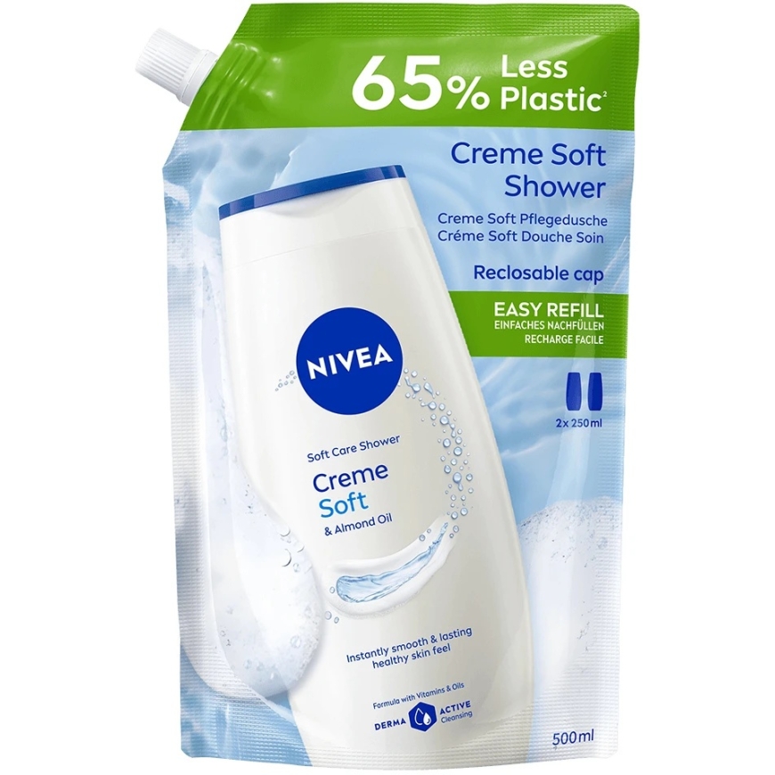 Nivea - Creme Soft täiendamine - 500 ml – 2