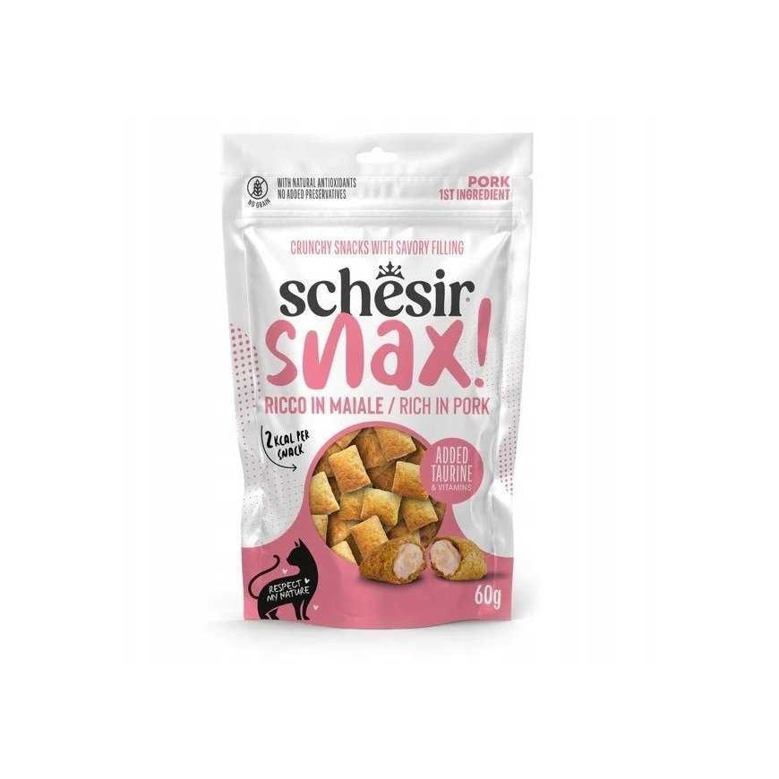Schesir Schesir Snax, įdarytas skanėstas, katėms, kiauliena, 6