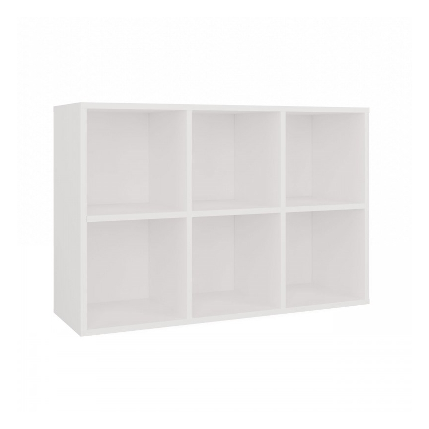 MALAX MINI 2X3 WHITE BOOKCASE