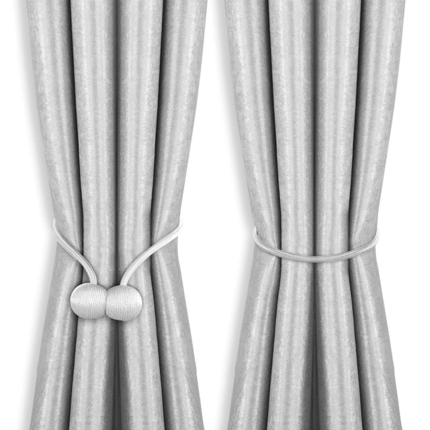 AmeliaHome Curtain Set Toronto, mauve color, 2 pcs – 5