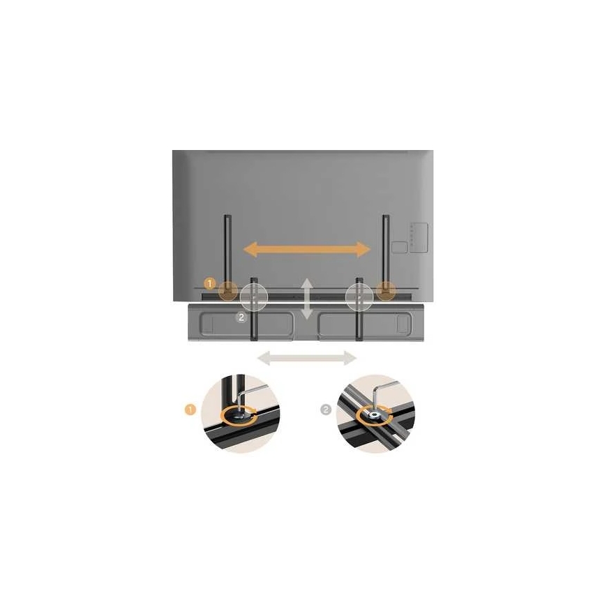 Spacetronik Television soundbar -kiinnike SPB032 – 3