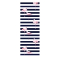 GreenBlue GB183 Classic Beech Deck Chair with "Flaming" Print