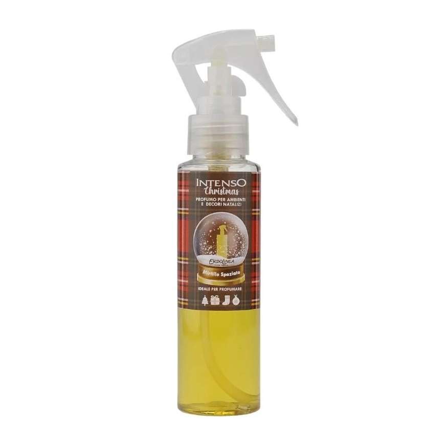 Erbolinea Christmas Mirtillo Speziato smaržu aerosols mājai, ERBINTMIRT100, 100 ml