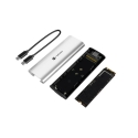 NATEC RHINO M.2 NVME LITE EXTERNAL SSD ENCLOSURE USB-C 3.2 GEN 2 ARCTIC SILVER NATEC RHINO M.2 NVME LITE EXTERNAL SSD ENCLOSURE USB-C 3.2 GEN 2 ARCTIC SILVER