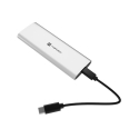 NATEC RHINO M.2 NVME LITE EXTERNAL SSD ENCLOSURE USB-C 3.2 GEN 2 ARCTIC SILVER NATEC RHINO M.2 NVME LITE EXTERNAL SSD ENCLOSURE USB-C 3.2 GEN 2 ARCTIC SILVER