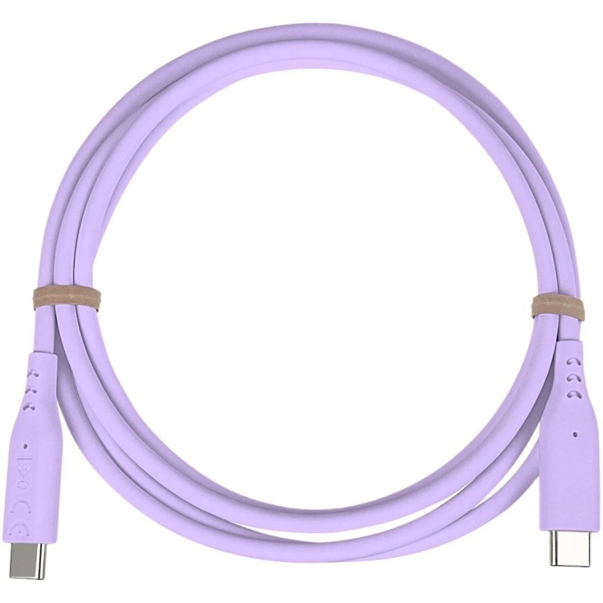 PremiumCord USB Cable PREMIUMCORD USB-C to USB-C, 60W, 480Mbps, silicone, violet, 1.5m – 4