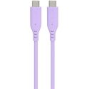 PremiumCord USB Cable PREMIUMCORD USB-C to USB-C, 60W, 480Mbps, silicone, violet, 1.5m