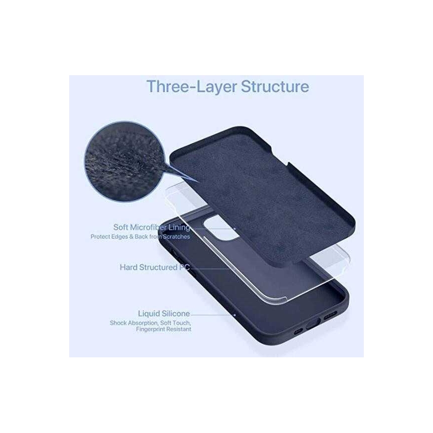 Riff "Soft Silicone Case iPhone 15 Pro Max" Dark Blue