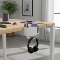 Spacetronik Side Table Organizer with Clip and W-Shaped Handle Spacetronik Side Table Organizer with Clip and W-Shaped Handle