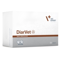 VETEXPERT Diarvet для мелких пород - добавки для собак и кошек - 30 таблеток