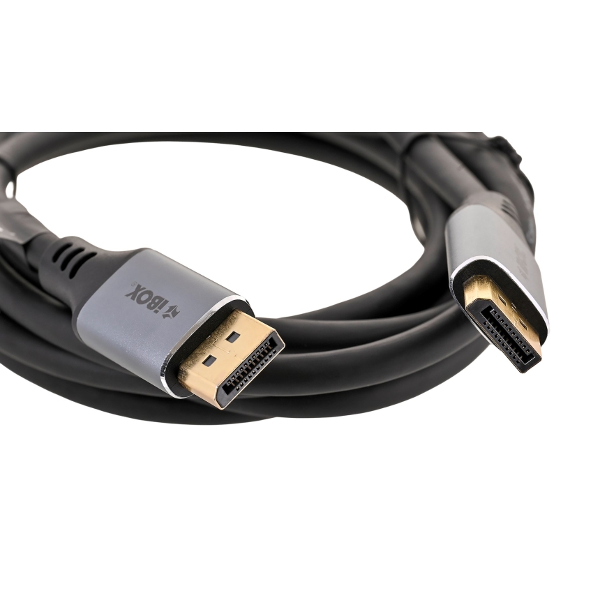 iBox ITVDP013 DisplayPort-kaapeli 4K 60Hz kultapistoke 3 m – 2