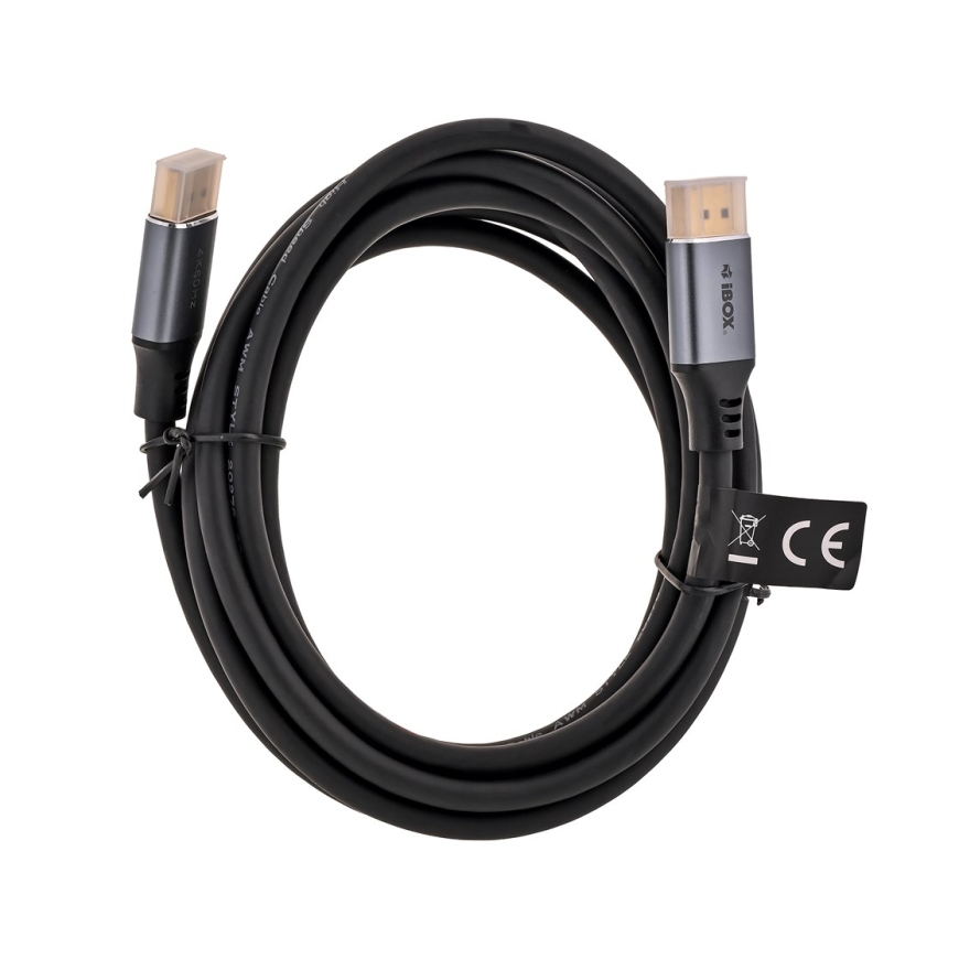 iBox ITVDP013 DisplayPort-kaapeli 4K 60Hz kultapistoke 3 m – 3