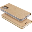 Oem LUNA Book Gold apvalks Samsung Galaxy S23 zelta krāsā