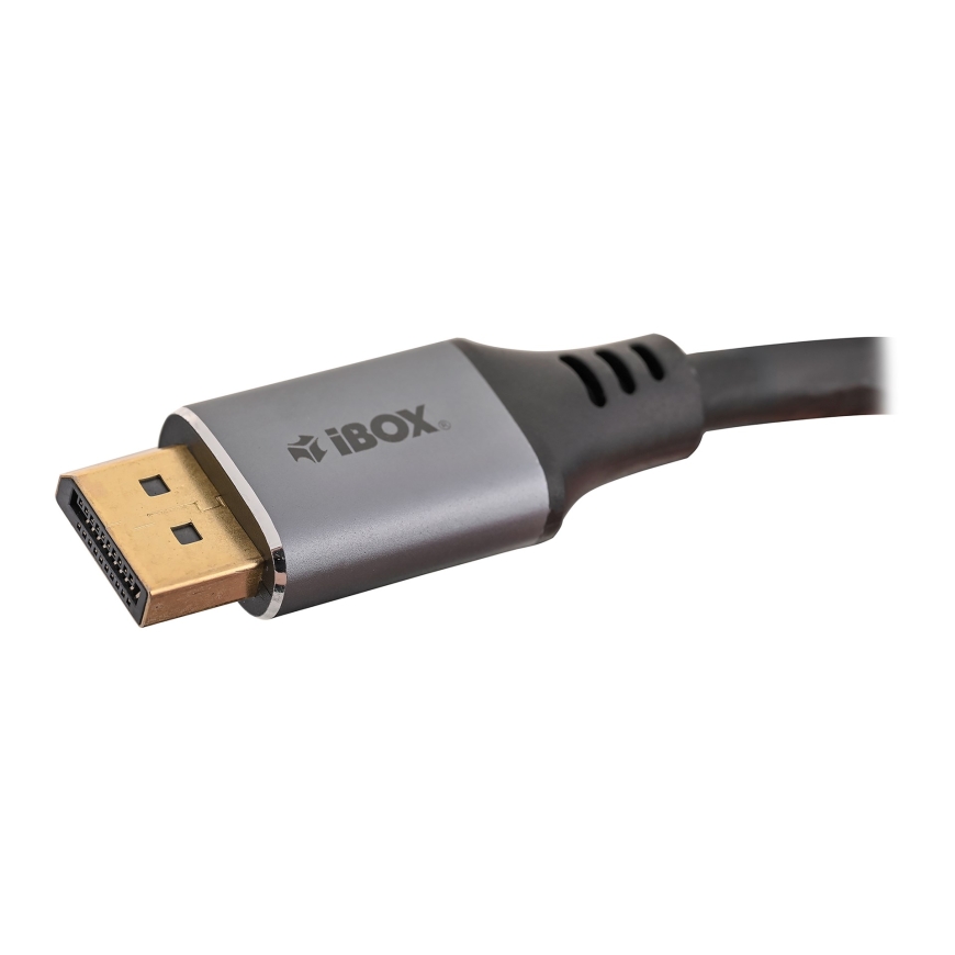 iBox ITVDP013 DisplayPort-kaapeli 4K 60Hz kultapistoke 3 m – 5