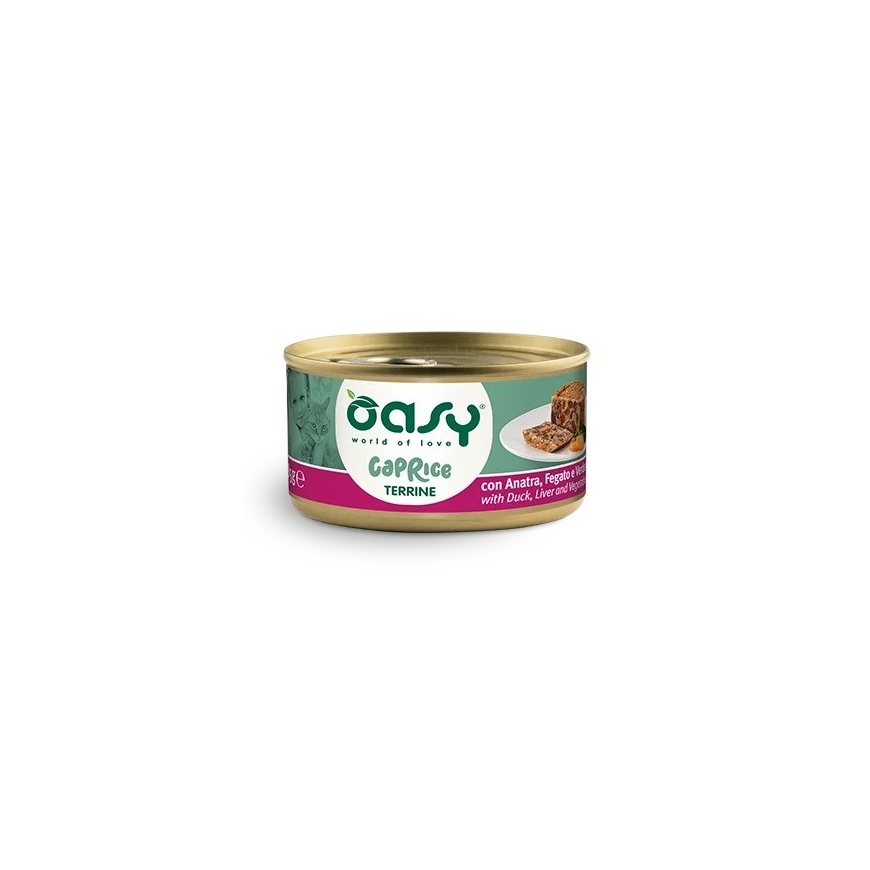 OASY Caprice terriin part, maks ja köögiviljad - niiske kassitoit - 85g
