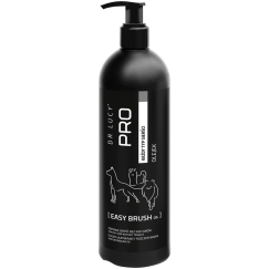 DR LUCY - PRO EASY BRUSH ÖL 0,5 L - ÖL HELPOSTI HARJAAMISEEN (HUUHTELTAVA) KOIRAN TURKILLE
