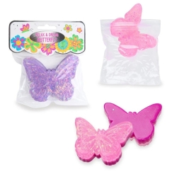 Trendhaus Minkomas stress relief toy - Glittering butterfly (1 pc., 2 designs)