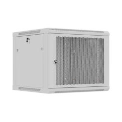 Seinale kinnitatav rack-kapp 19" 9U 600x600 hall perforeeritud uks Lanberg (lamepakendis)