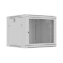 Wall-mounted rack cabinet 19" 9U 600x600 grey perforated door Lanberg (flat pack) Wall-mounted rack cabinet 19" 9U 600x600 grey perforated door Lanberg (flat pack)