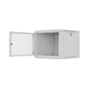Wall-mounted rack cabinet 19" 9U 600x600 grey perforated door Lanberg (flat pack) Wall-mounted rack cabinet 19" 9U 600x600 grey perforated door Lanberg (flat pack)