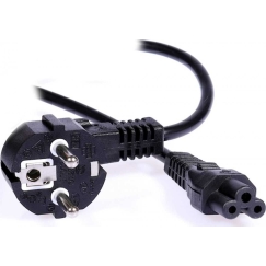 Libox LB0176 Euro 3-Pin C5 IEC 1.5m Black