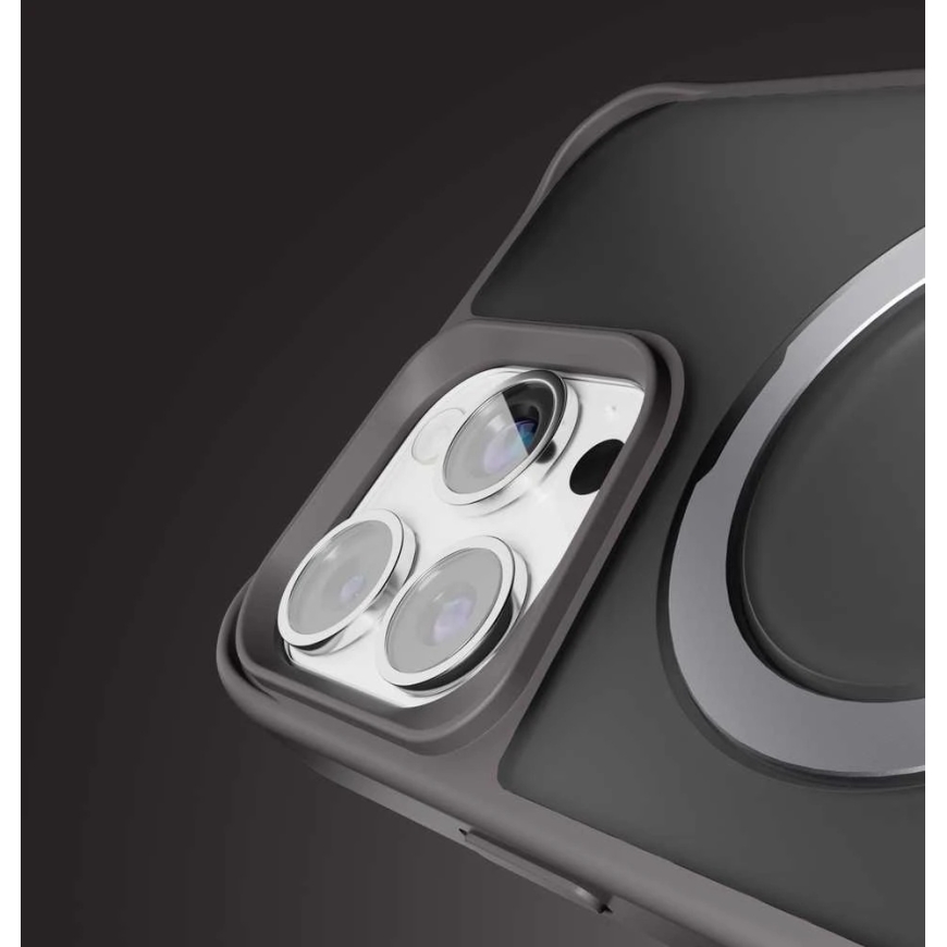 Etteri Matt Mag Ring dėklas, skirtas iPhone 16 Pro Max 6,9" pilkas – 4