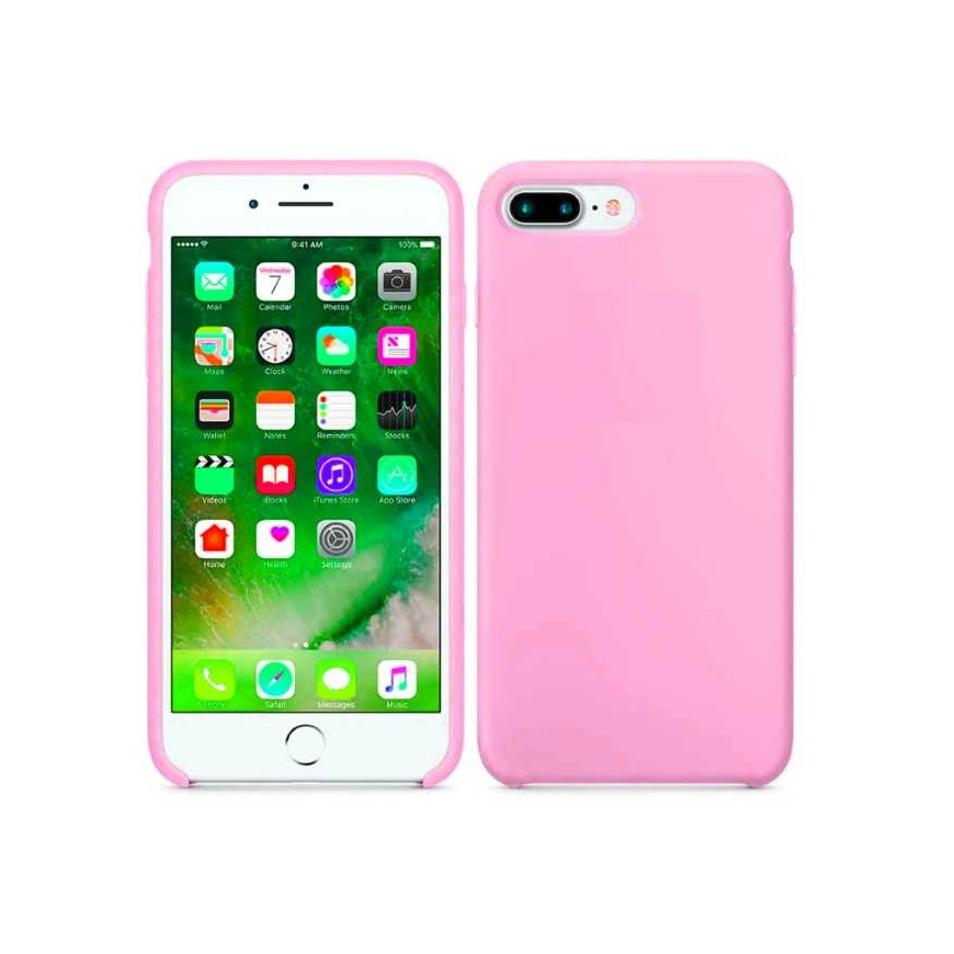 Riff "Plonas ir minkštas galinis dėklas iPhone 7 Plus / 8 Plus" rožinis