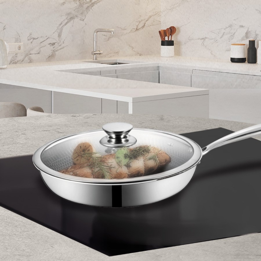 Frying pan with lid MAESTRO MR-1216 28 cm (MR-1216-28) – 2