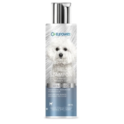 EUROWET Valge mantel - koerte šampoon - 200ml