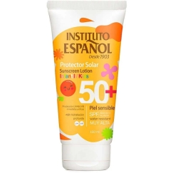 "Instituto Español" laste päikesekaitsekreem näole SPF 50, 150 ml, tundlikule nahale