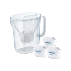 Brita Style Essential + 3 MAXTRA PRO PURE PERFORMANCE (White)