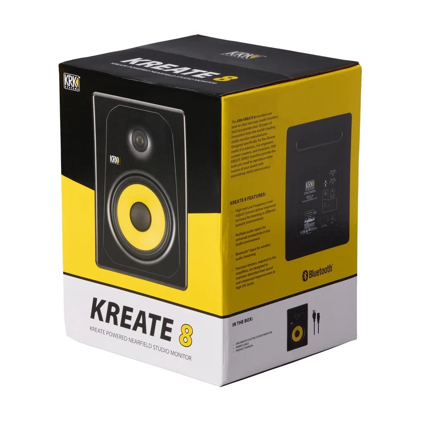 KRK Kreate 8 - active 8" Two-Way Studio Reference Monitor – 4