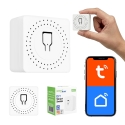 GreenBlue Flush-Mount WiFi Relay, Android/iOS/Alexa/Google Home, 100–240 V AC, 50/60 Hz, maksimali 16 A, 150 W LED šviestuvams, GreenBlue Flush-Mount WiFi Relay, Android/iOS/Alexa/Google Home, 100–240 V AC, 50/60 Hz, maksimali 16 A, 150 W LED šviestuvams,