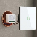 GreenBlue Flush-Mount WiFi Relay, Android/iOS/Alexa/Google Home, 100–240 V AC, 50/60 Hz, maksimali 16 A, 150 W LED šviestuvams, GreenBlue Flush-Mount WiFi Relay, Android/iOS/Alexa/Google Home, 100–240 V AC, 50/60 Hz, maksimali 16 A, 150 W LED šviestuvams,