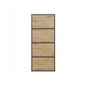 ALMA CHEST OF DRAWERS, ANTHRACITE/ARTISAN OAK ALMA CHEST OF DRAWERS, ANTHRACITE/ARTISAN OAK