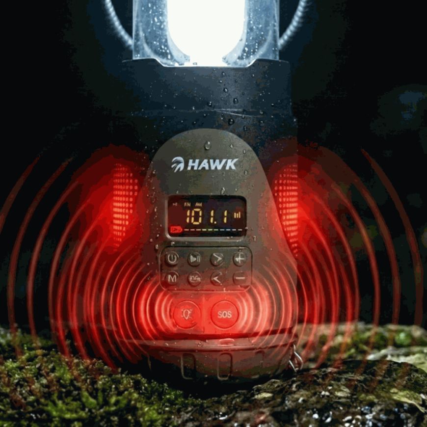 Hawk HWRDI430GN Radio Solar Dynamo With Flashlight – 2